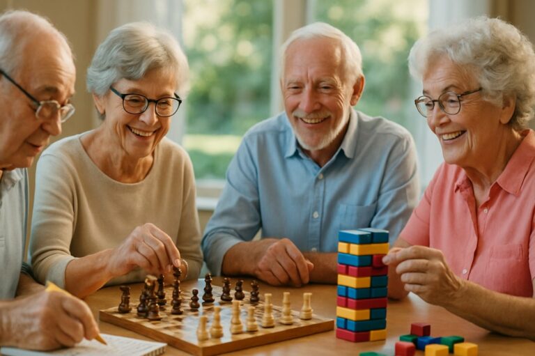 Senior-friendly brain activities for improved cognitive health